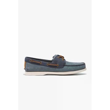 Timberland Classic Boat 2 Eye TB0A2PB8ES21 Açık Mavi Nubuk Deri Erkek Tekne Ayakkabısı