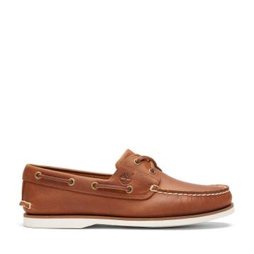 Timberland Classic Boat 2 Eye TB0A43V98771 Açık Kahverengi Hakiki Deri Erkek Tekne Ayakkabısı