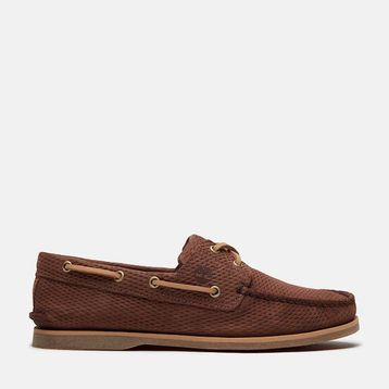 Timberland Classic Boat TB0A4187EIV1 Dark Brown Koyu Kahverengi Süet Deri Erkek Tekne Ayakkabısı
