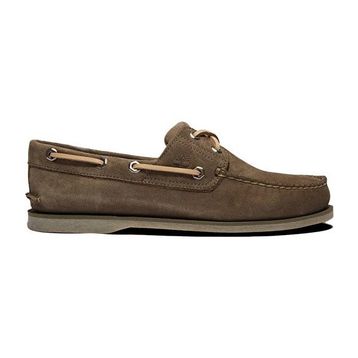 Timberland Classic Boat TB0A4187EO81 Olive Yeşil Nubuk Deri Erkek Tekne Ayakkabısı