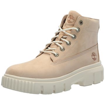 Timberland Greyfield Mid Lace Up TB0A2FT6EN7 Light Beige Açık Bej Deri Kadın Bot