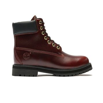 Timberland Heritage 6 Inch Waterproof TB0A29U2EIW1 Burgundy Bordo Deri Erkek Bot