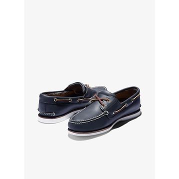 Timberland Men's 2 Eye Boat Shoe TB0740364841 Erkek Mavi Tekne Ayakkabısı