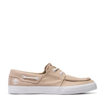Timberland Mylo Bay TB0A67NHER11 Light Beige Bej Kanvas Erkek Tekne Ayakkabısı