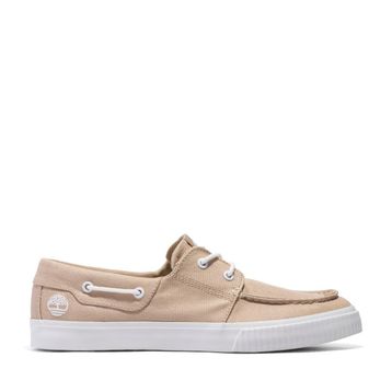 Timberland Mylo Bay TB0A67NHER11 Light Beige Bej Kanvas Erkek Tekne Ayakkabısı