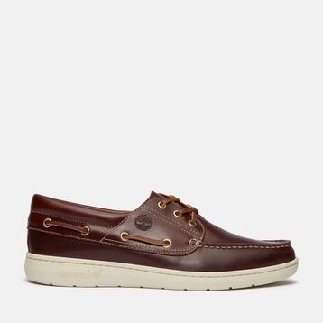 Timberland Portofino Pier TB0A6CXMEIW1 Deri Burgundy Full Grain Bordo Erkek Tekne Ayakkabısı