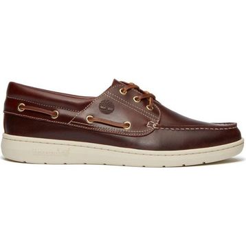 Timberland Portofino Pier TB0A6CXMEIW1 Deri Burgundy Full Grain Bordo Erkek Tekne Ayakkabısı