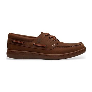 Timberland Portofino Pier TB0A6CXMEN41 Deri Taupe Full Grain Açık Bej Erkek Tekne Ayakkabısı