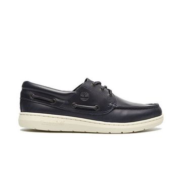 Timberland Portofino Pier TB0A6CXMEP11 Dark Blue Koyu Mavi Hakiki Deri Erkek Tekne Ayakkabısı