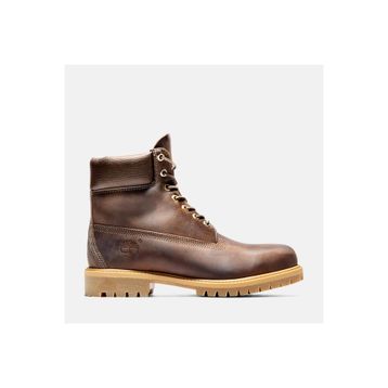 Timberland Premium 6 Inch TB1270972141 Koyu Kahverengi Deri Erkek Bot