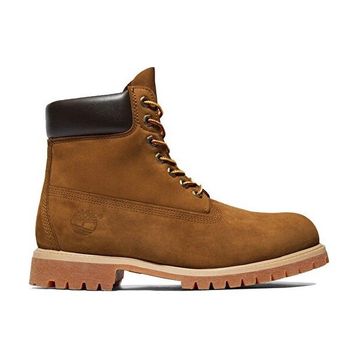 Timberland Premium 6 Inch TB172066EBL1 Dark Wheat Koyu Sarı Nubuk Erkek Bot