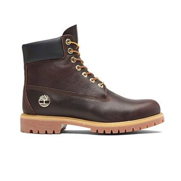 Timberland Premium 6 Inch Waterproof TB0A2P6WEXU1 Dark Brown Koyu Kahverengi Deri Erkek Bot