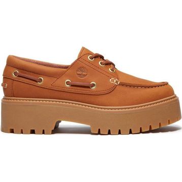 Timberland Stone Street Boat Shoe TB0A2GVFEM71 Kahverengi Deri Kadın Tekne Ayakkabısı