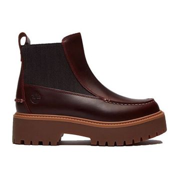 Timberland Stone Street Mid Chelsea TB0A5TGPEIW1 Bordo Kadın Bot