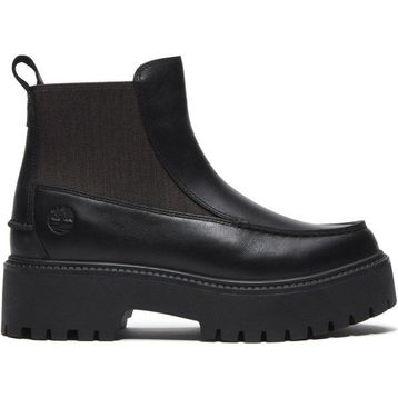 Timberland Stone Street Mid Chelsea TB0A5TGPW021 Black Siyah Deri Kadın Bot
