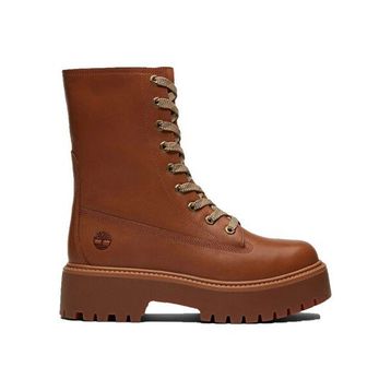 Timberland Stone Street Platform Mid TB0A5SAHEM61 Rust Full Grain Kahverengi Deri Kadın Bot