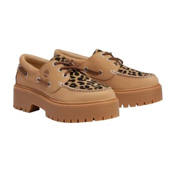 Timberland Stone Street Platform TB0A2GVFEN31 Medium Beige Bej Platform Taban Nubuk Deri Kadın Tekne Ayakkabısı
