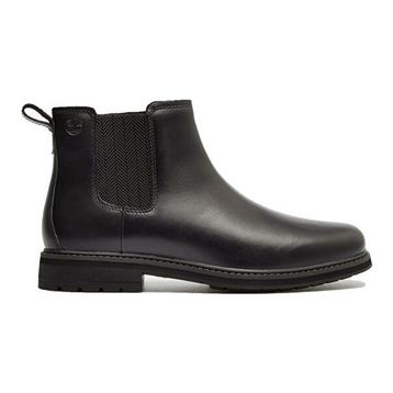 Timberland Stormbucks Chelsea TB0A42PGW021 Black Siyah Deri Erkek Bot