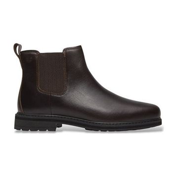 Timberland Stormbucks Mid Chelsea TB0A42PGW011 Dark Brown Koyu Kahverengi Deri Erkek Bot