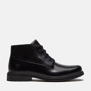 Timberland Stormbucks Waterproof Chukka TB0A5SRXW021 Black Full Grain Siyah Deri Erkek Bot
