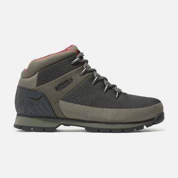 Timberland TB0A1QH Euro Sprint WP Mid Hiker Siyah-Yeşil Renk Erkek Trekking Bot