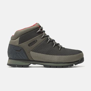 Timberland TB0A1QH Euro Sprint WP Mid Hiker Siyah-Yeşil Renk Erkek Trekking Bot