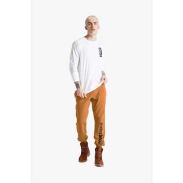 Timberland TB0A2BVFP571 Linear Logo Sweatpant Sarı - Siyah Erkek Uzun Eşofman Altı