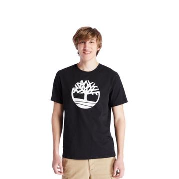 Timberland TB0A2C2R0011 River Tree Logo Siyah Erkek T-shirt