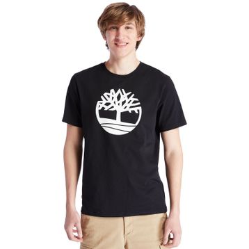 Timberland TB0A2C2R0011 River Tree Logo Siyah Erkek T-shirt