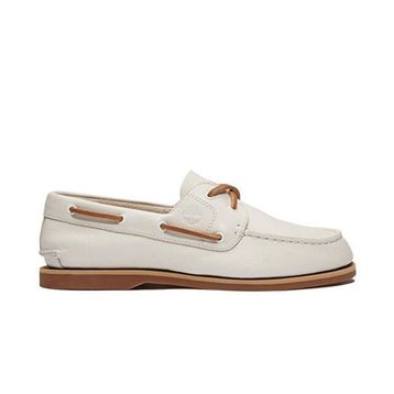 Timberland TB0A2Q9XETD1 Classic Boat Boat Shoe Krem Kadın Tekne Ayakkabısı