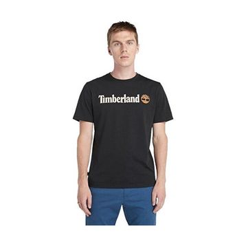 Timberland TB0A5UPQ0011 Siyah Kennebec River Linear Logo Erkek Günlük Tişört