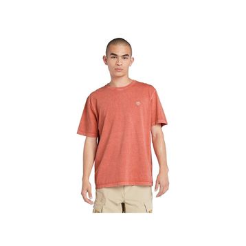 Timberland TB0A5YAYEI41 Kahverengi Garment Dye Short Sleeve Tee Erkek T-Shirt
