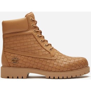 Timberland Textured Premium 6 Inch TB0A6FD6EN21 Medium Beige Bej Deri Erkek Bot