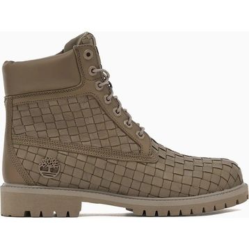 Timberland Textured Premium 6 Inch TB0A6FD6ET41 Olive Yeşil Deri Erkek Bot