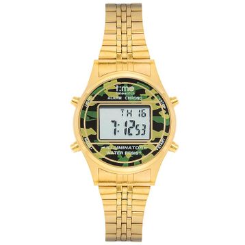 Time Watch TW.127.4GFG Gold Kamuflaj Dijital Kol Saati