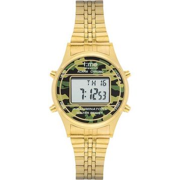 Time Watch TW.127.4GFG Gold Kamuflaj Dijital Kol Saati