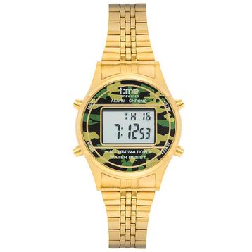 Time Watch TW.127.4GFG Gold Kamuflaj Dijital Kol Saati