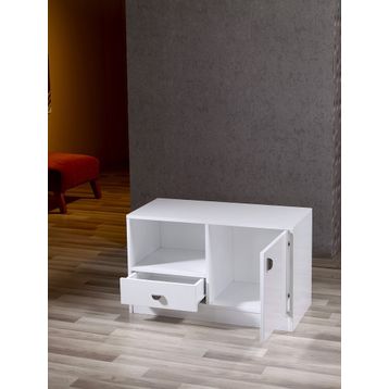 Timpan Mini Parlak Beyaz TV Ünitesi