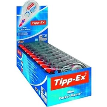 Tipp-Ex 932564 10'lu Mini Pocket Mouse Şerit Silici Daksil
