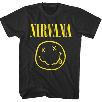 Tisho Nirvana Siyah Erkek T-shirt