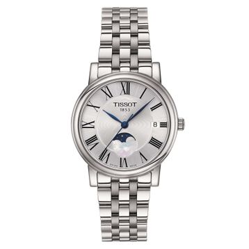 Tissot T122.223.11.033.00 Carson Premium Moonphase Kadın Kol Saati