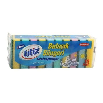 Titiz Ekonomik 10'lu Bulaşık Süngeri