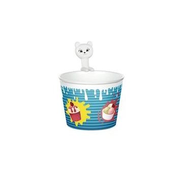 Titiz Plastik Cupice 4'lü Dondurma Seti