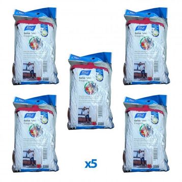 Titiz Salsa Tp-857 Püskül 5x16 cm Yedek Geniş Takozlu Islak İpli Mop Paspas Başlığı