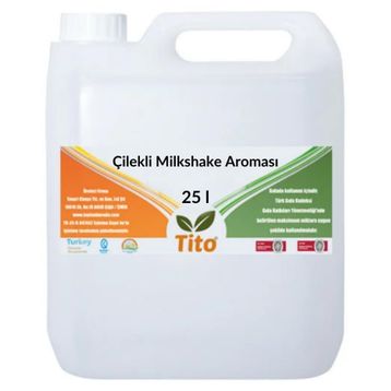 Tito 25 lt Çilekli Milkshake Aroması