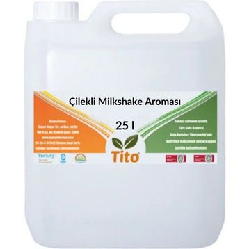 Tito 25 lt Çilekli Milkshake Aroması