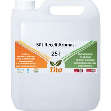 Tito 25 lt Süt Reçeli Aroması