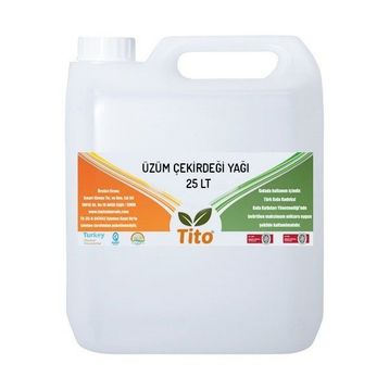 Tito 25 lt Üzüm Çekirdeği Yağı