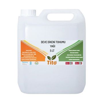 Tito 5 lt Deve Dikeni Tohumu Yağı