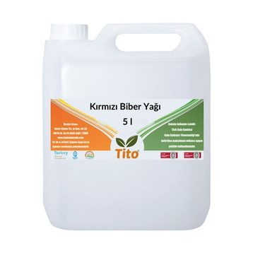 Tito 5 lt Kırmızı Biber Yağı